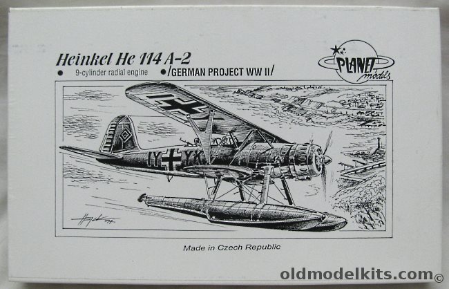 Planet Models 1/72 Heinkel He-114 A-2 - Luftwaffe or Swedish Air Force, 035 plastic model kit
